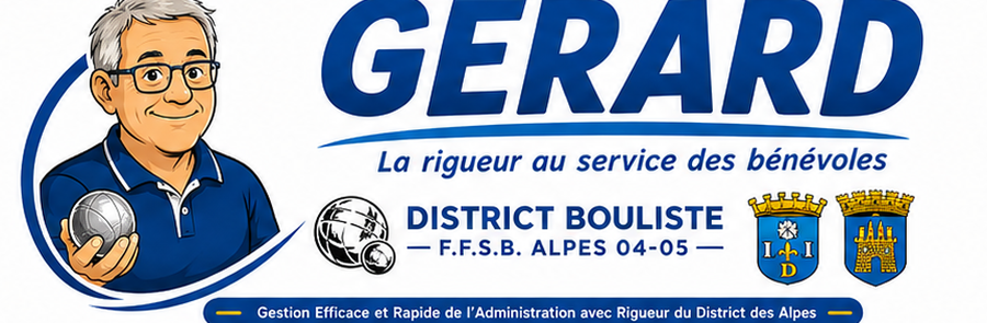 Logo de GERARD, portail du District Bouliste des Alpes 04-05