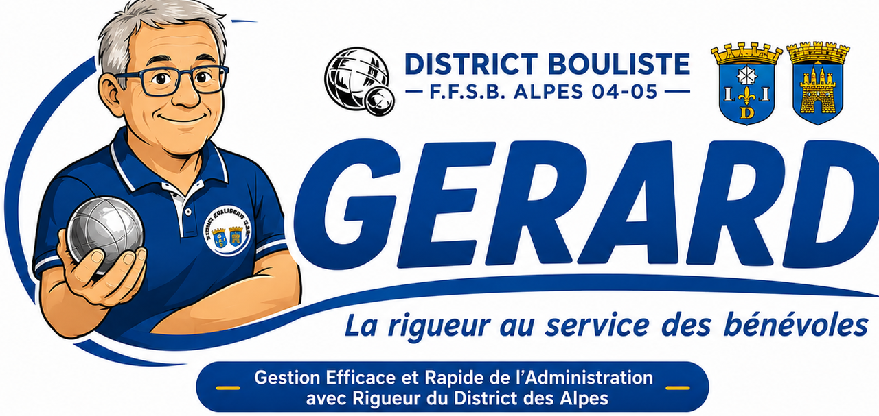 Logo de GERARD, portail du District Bouliste des Alpes 04-05
